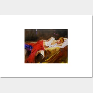 Reclining Lady 11 Posters and Art